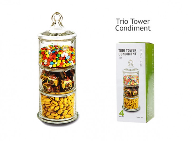 برج شیشه ای سه طبقه