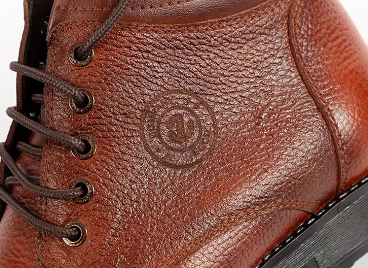 نیم بوت مردانه چرم طبیعی ecco