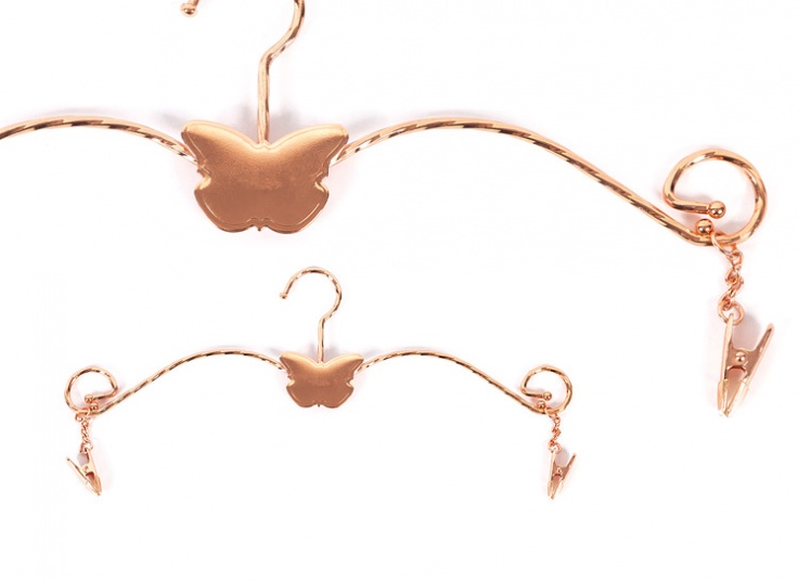 آویز لباس زیر فلزی