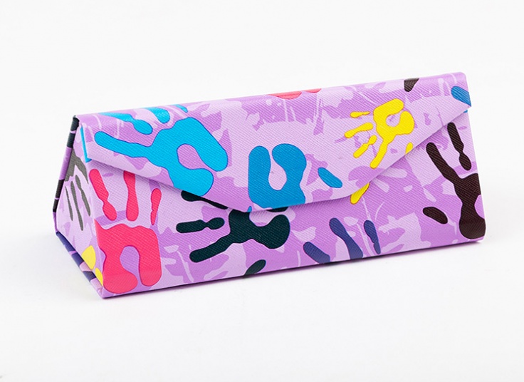 کیف عینک مثلثی مدل تاشو