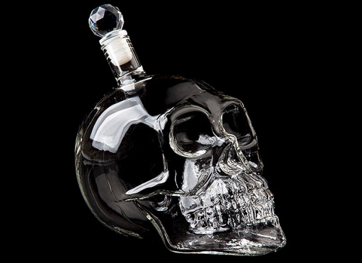 بطری شیشه ای طرح اسکلت