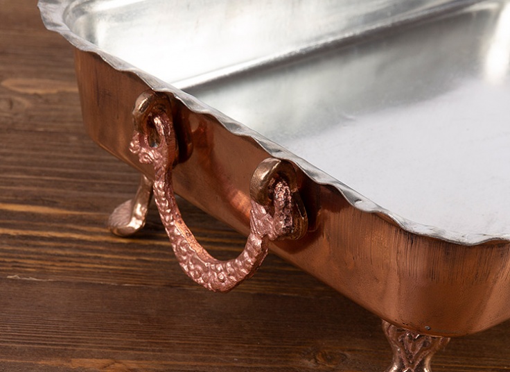 ظروف آشپزخانه مسی