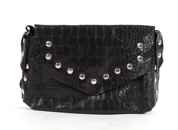 کیف دوشی پرچ دار