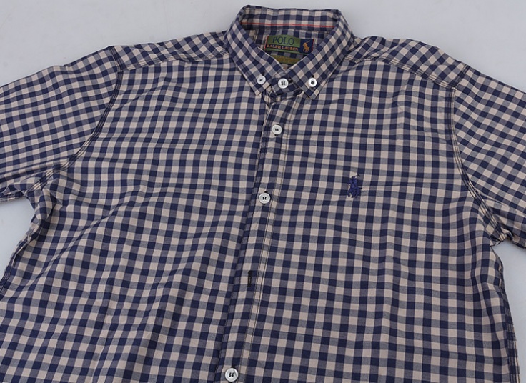 پیراهن مردانه چهارخانه طرح POLO