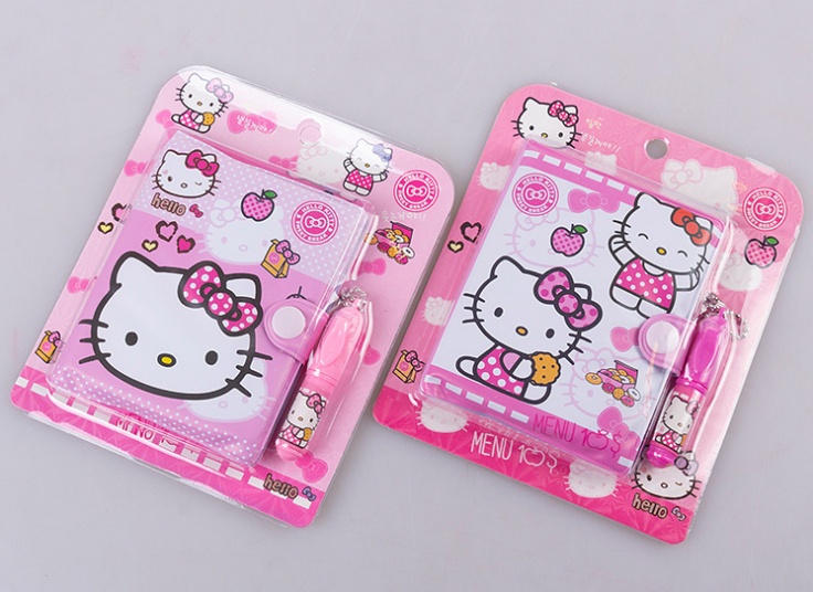 پکیج دفترچه و خودکار فانتزی