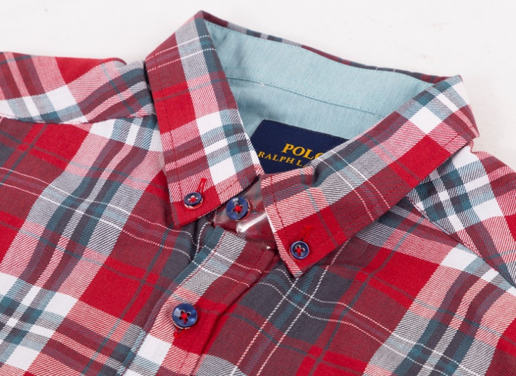 پیراهن چهارخانه طرح POLO