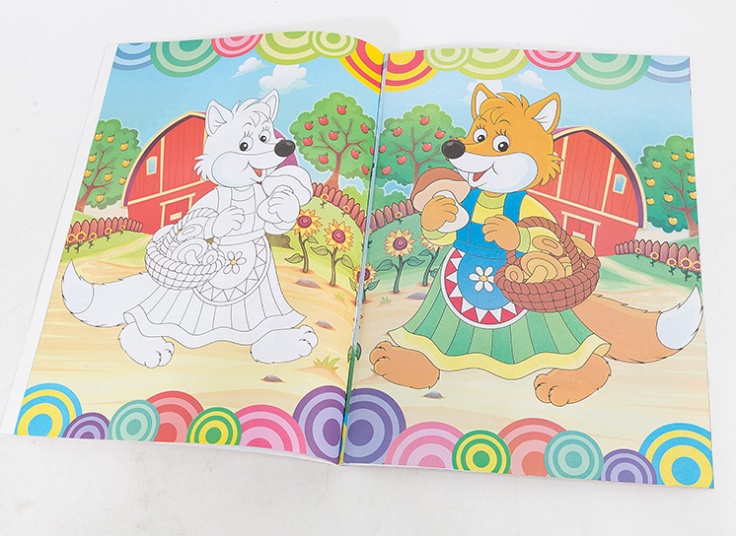 دفتر رنگ آمیزی کودکانه