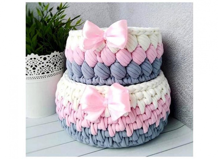 کارگاه آموزشی بافت سبد های تریکو در موسسه هنر ماندگار پارسی