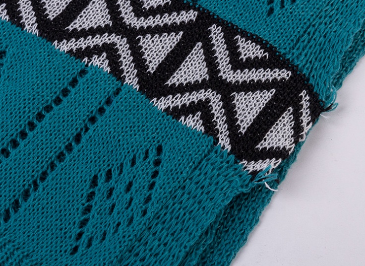 شال بافت زمستانی cribriform