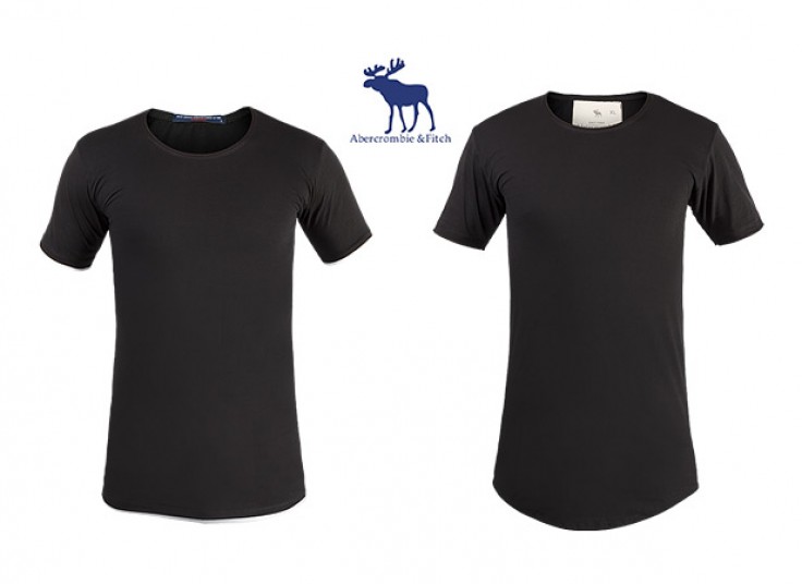 تیشرت آستین کوتاه مشکی طرح Abercrombie