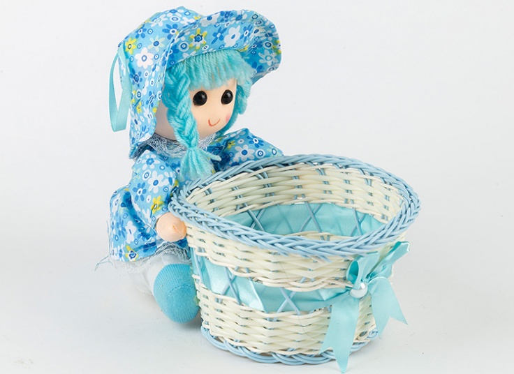 سبد حصیری عروسکی