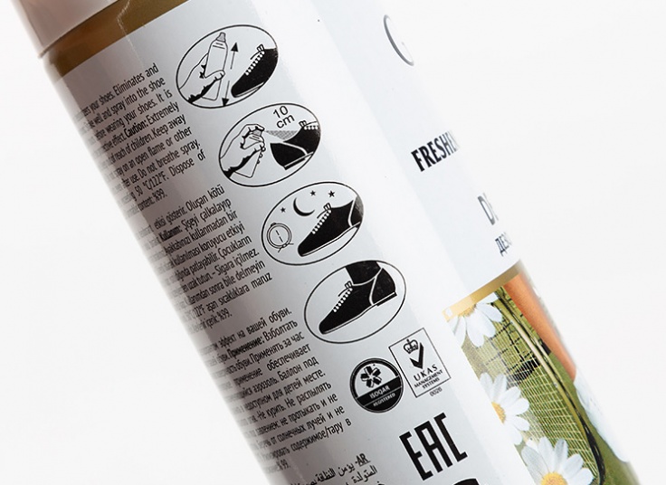 اسپری خوشبو کننده کفش Gold care