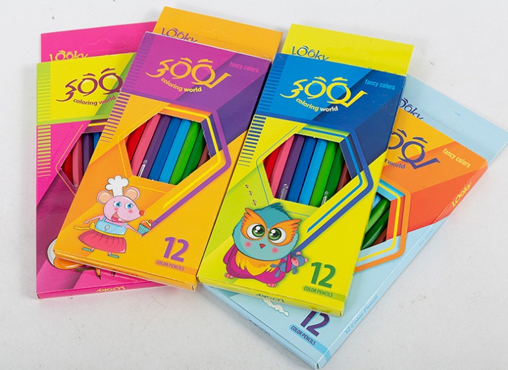 مداد رنگی 12 رنگ Looky