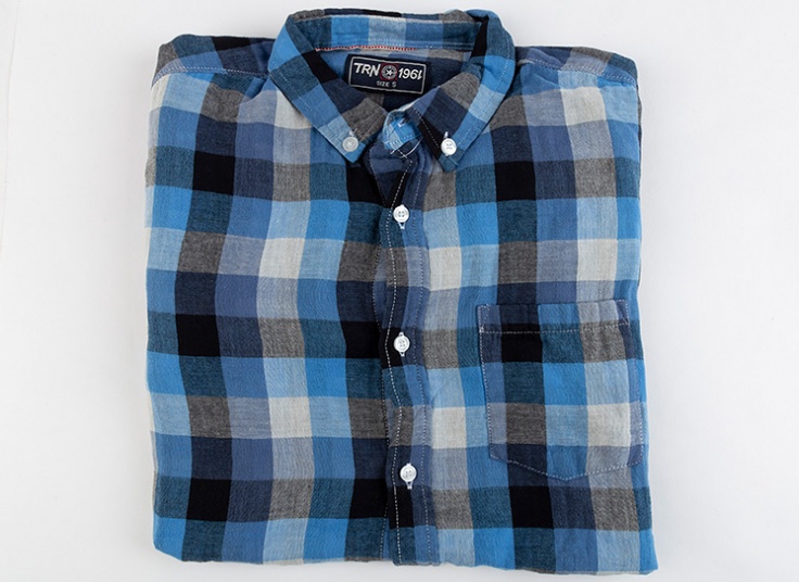 پیراهن چهارخانه مردانه Terranova