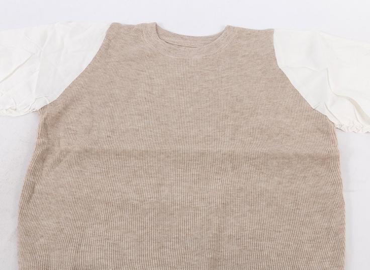 بلوز بافت آستین فانتزی