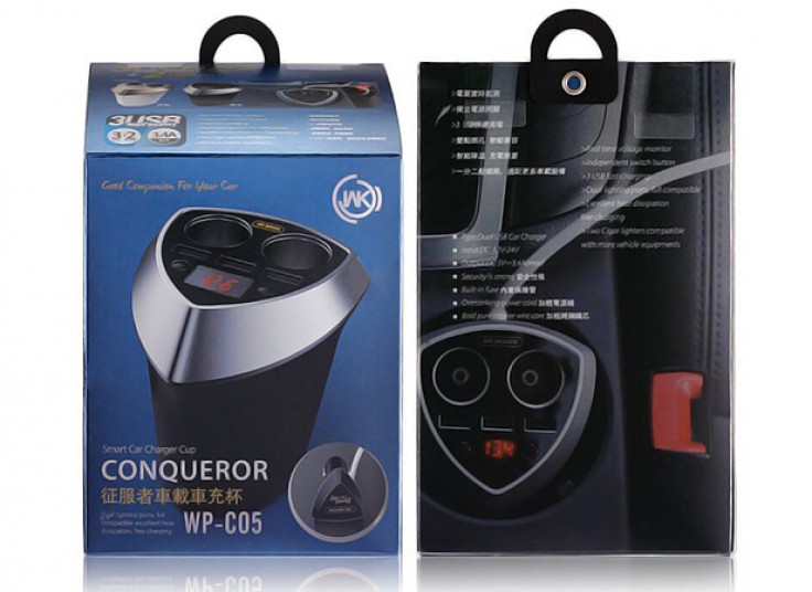 شارژر فندکی WK مدل WP-C05 Conqueror