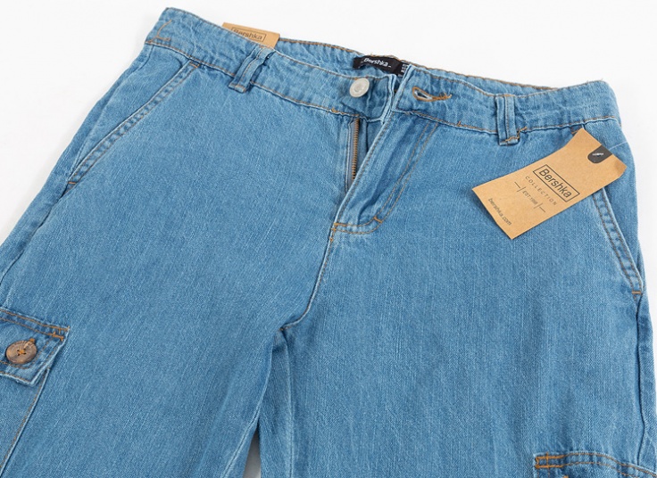 شلوار اسلش جین  Bershka