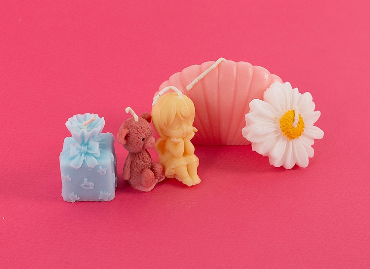 انواع شمع های تزیینی