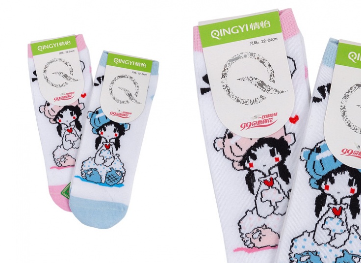 جوراب دخترانه QINGYI