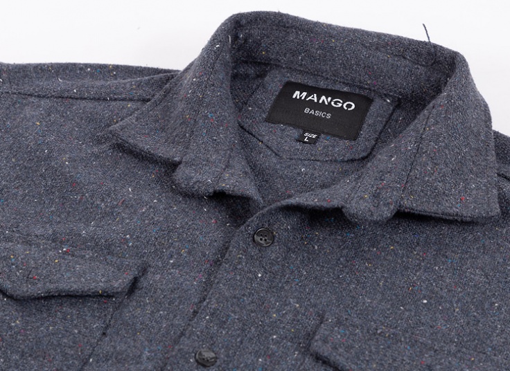 پیراهن پشمی مردانه طرح Mango