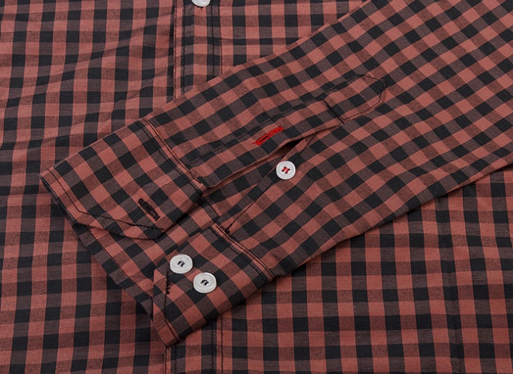 پیراهن مردانه چهارخانه طرح POLO