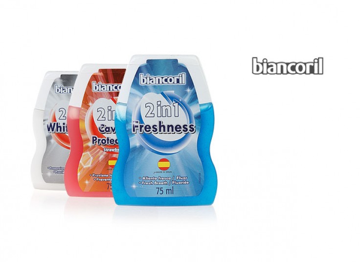 ژل مایع دندان دو در یک Biancoril