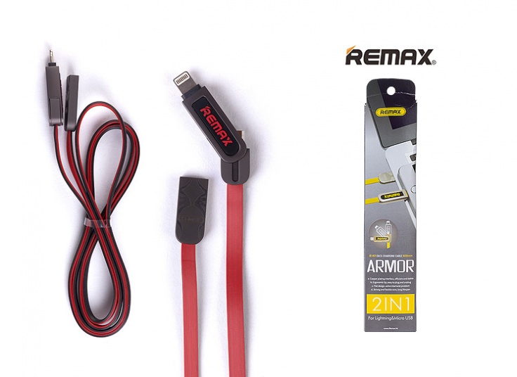 کابل دو سر REMAX مدل RC067t Armor