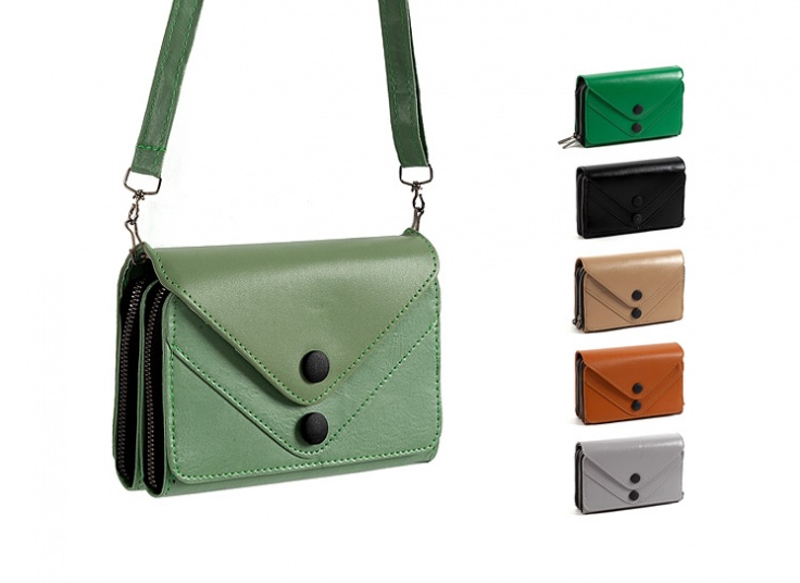 کیف پاسپورتی دکمه دار