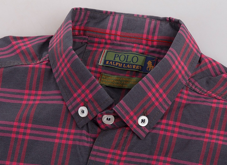 پیراهن چهارخانه مردانه طرح POLO