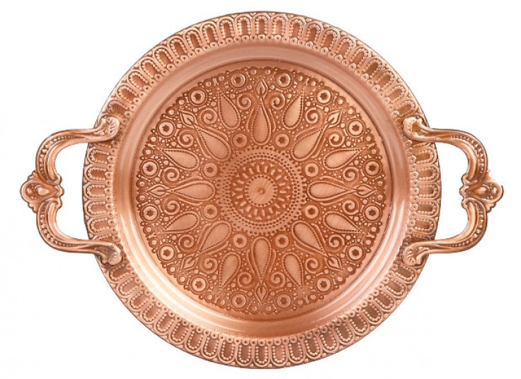 سینی فلزی طرح برجسته