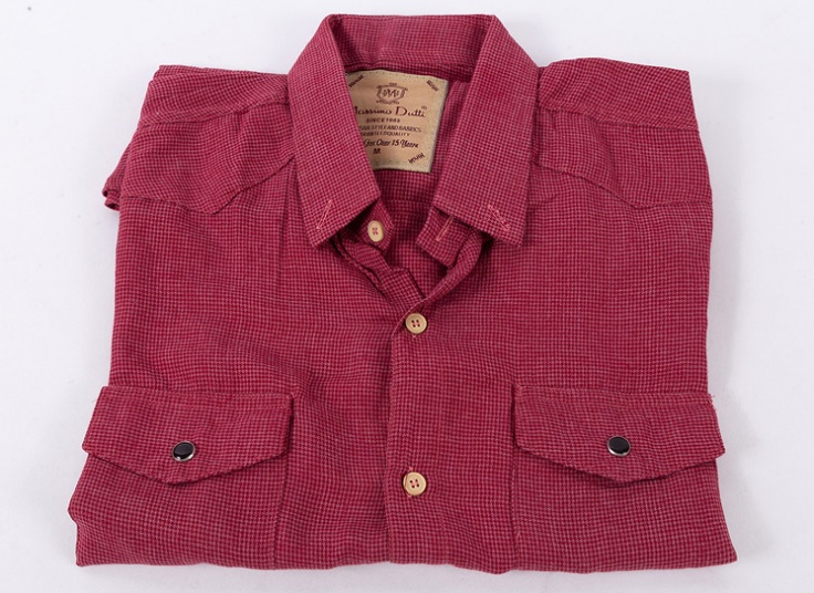 پیراهن مردانه آستین کوتاه طرح Massimo Dutti