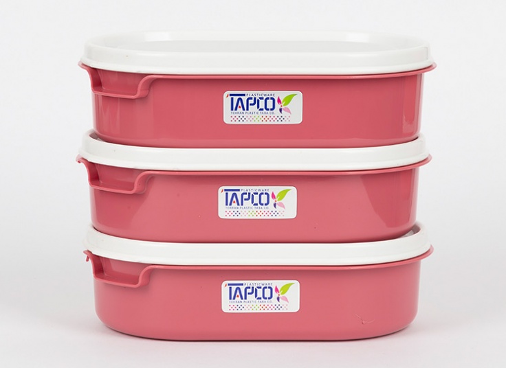 ظرف درب دار 3 عددی Tapco