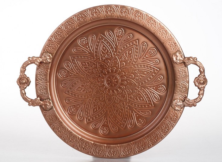 سینی فلزی طرح برجسته