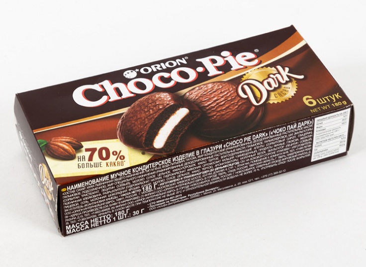پک شش عددی کیک والس choco pie