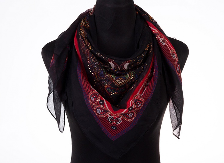 روسری نخی بته جقه Golden dot