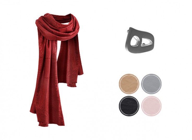 شال کشمیر طرح هـ