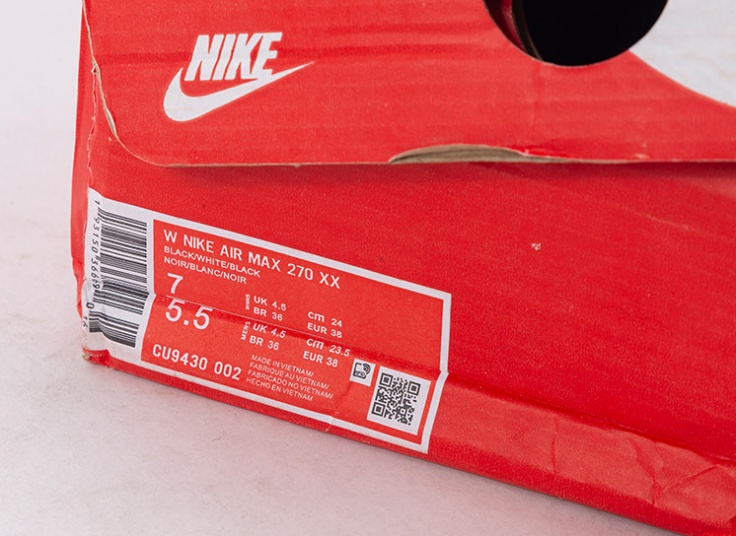 کتانی زنانه طرح Nikeمدل Air Max270 XX