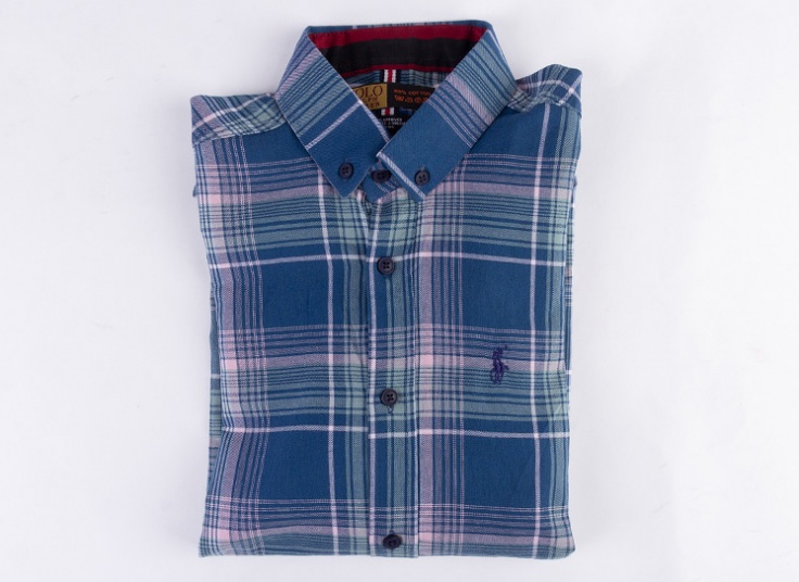 پیراهن مردانه چهارخانه POLO