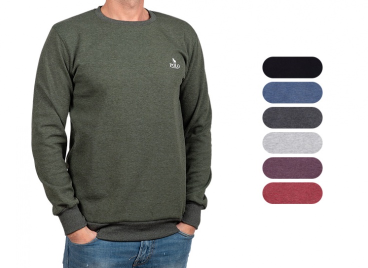 بلوز مردانه آستین بلند طرح polo