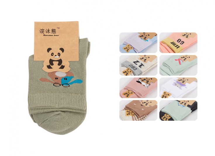 جوراب بچگانه Raccoon bear