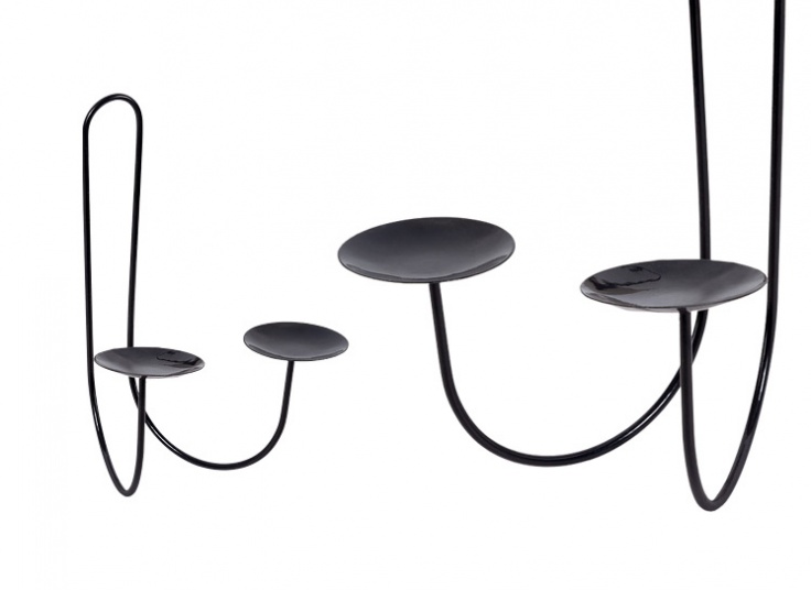 شمعدان دیواری فلزی