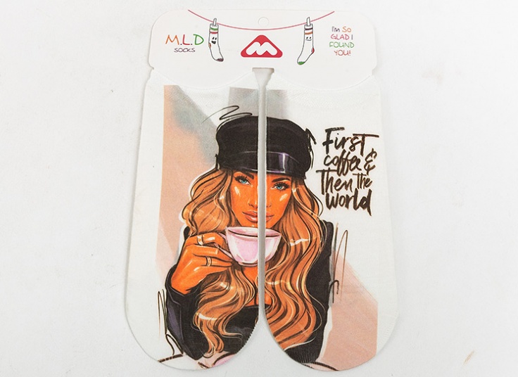 جوراب طرح چاپی MLD