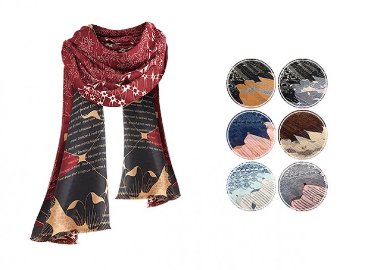 شال طرح دار