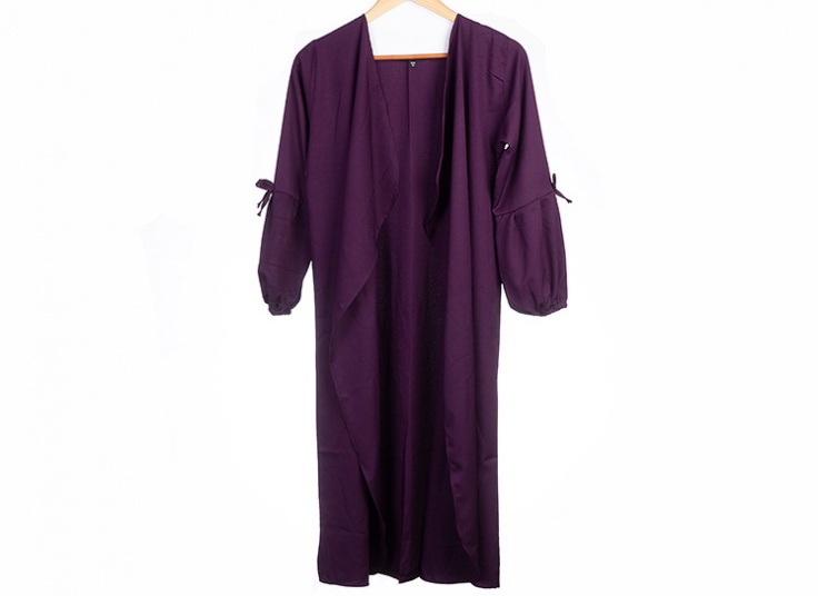 مانتو کرپ زنانه Plain