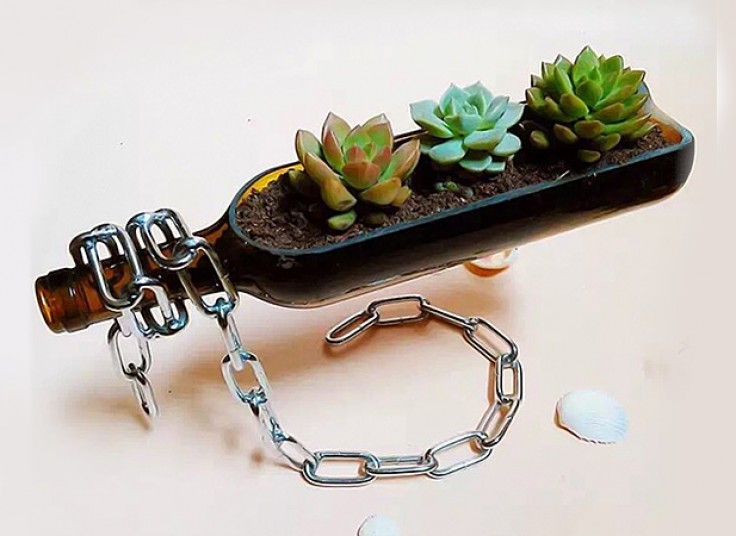 بطری شیشه ای دکوری