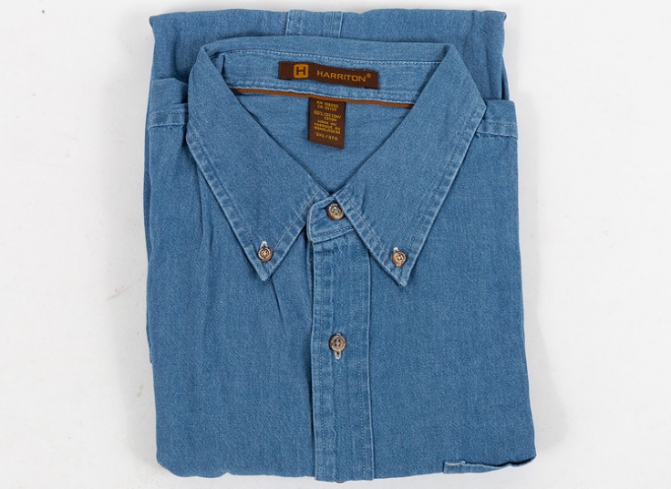 پیراهن جین آستین کوتاه Port & Company