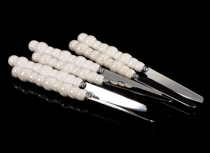 کارد و چنگال دسته مرواریدی