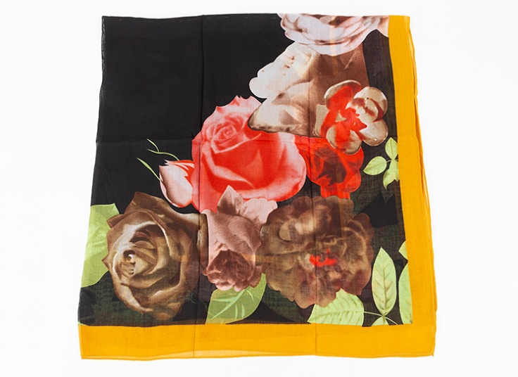 روسری گلدار