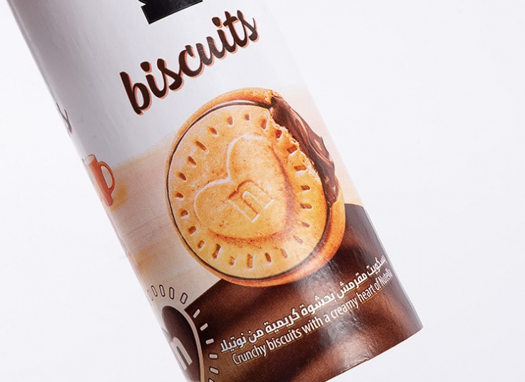 بیسکوییت کرمدار nutella