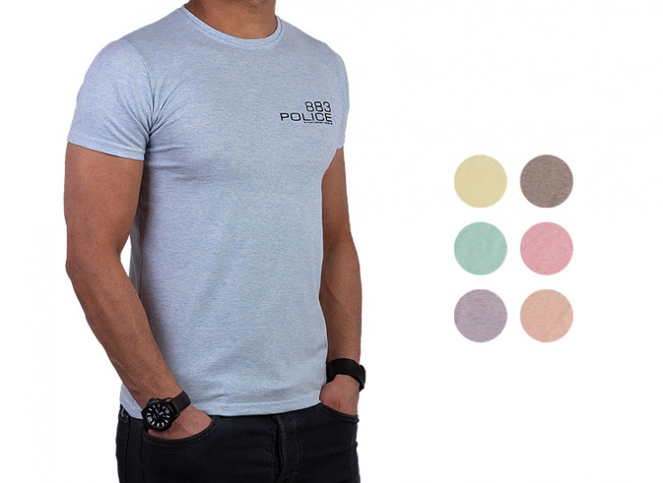 تیشرت مردانه طرح Police